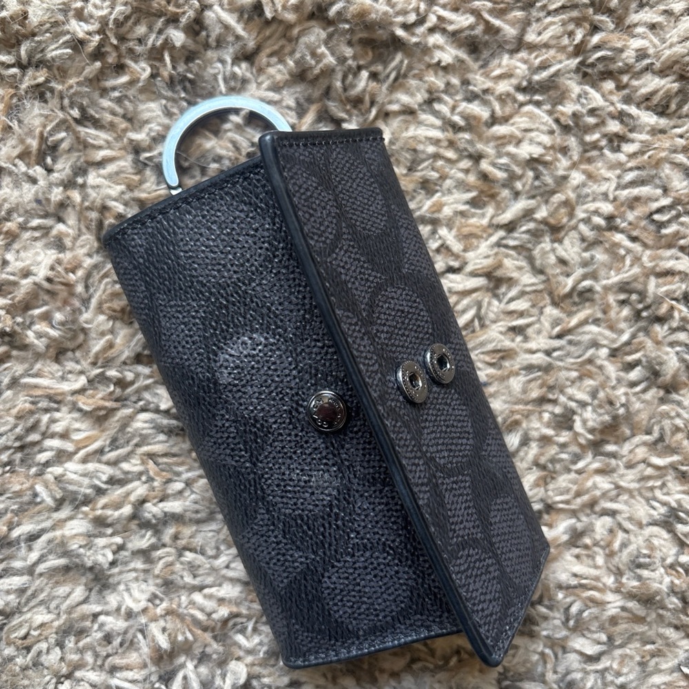 Coach Black Key Holder